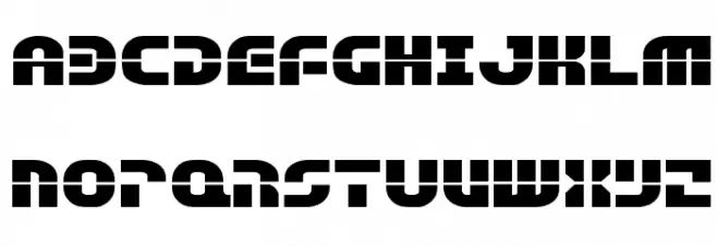 Rebel Command Extra-expanded Schriftart Groß