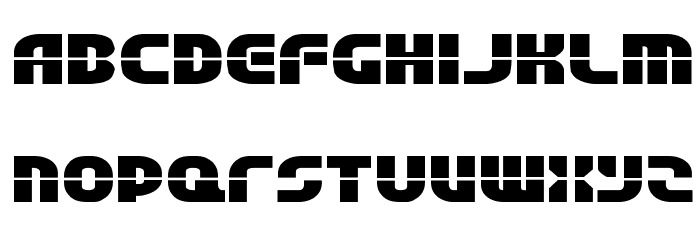 Rebel Command Extra-expanded Font LOWERCASE