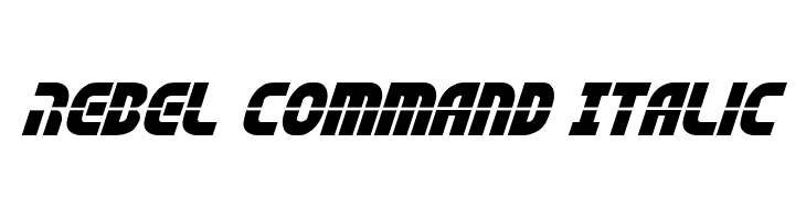 Rebel Command Italic  नि: शुल्क फ़ॉन्ट्स डाउनलोड