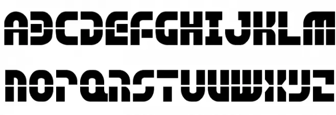 Rebel Command Regular Polices MAJUSCULES