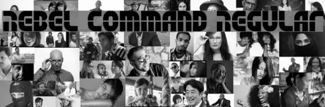 Rebel Command Regular Font examples