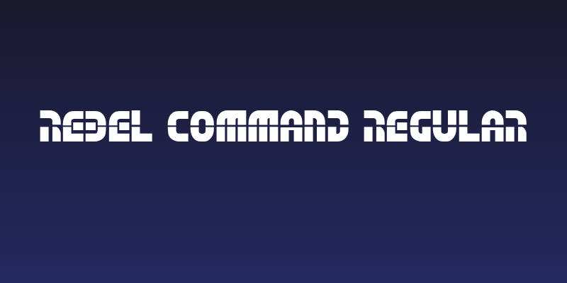 Rebel Command Regular Social Header