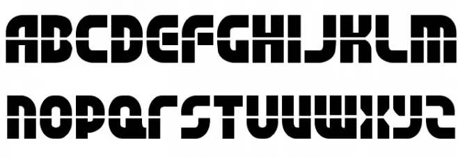 Rebel Command Regular Schriftart Kleinbuchstaben