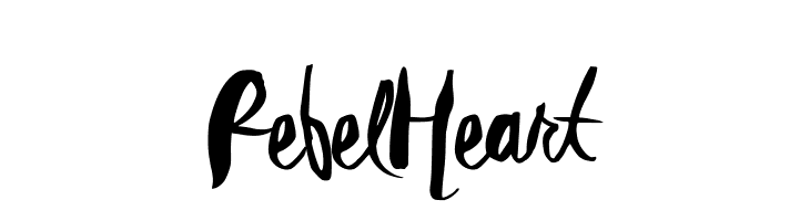 Rebel Heart Caratteri