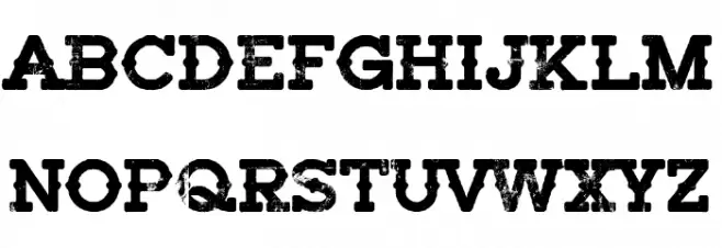 Rebel Hero Font UPPERCASE