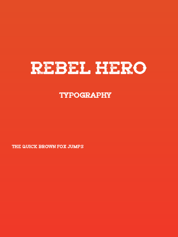 Rebel Hero Poster