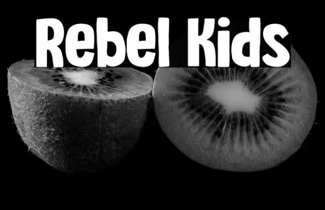 Rebel Kids Font examples