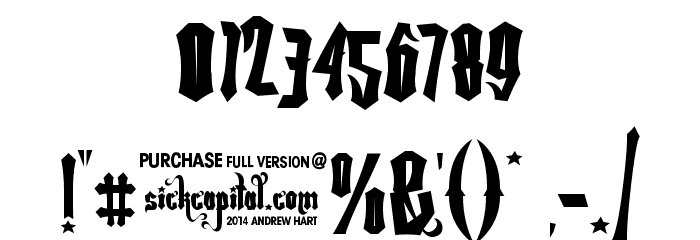 Rebel Pixy Bouncy Font OTHER CHARS