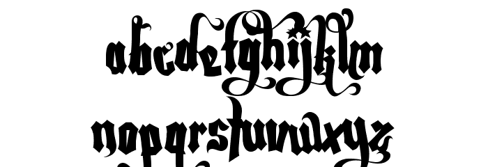 Rebel Pixy Bouncy Font LOWERCASE