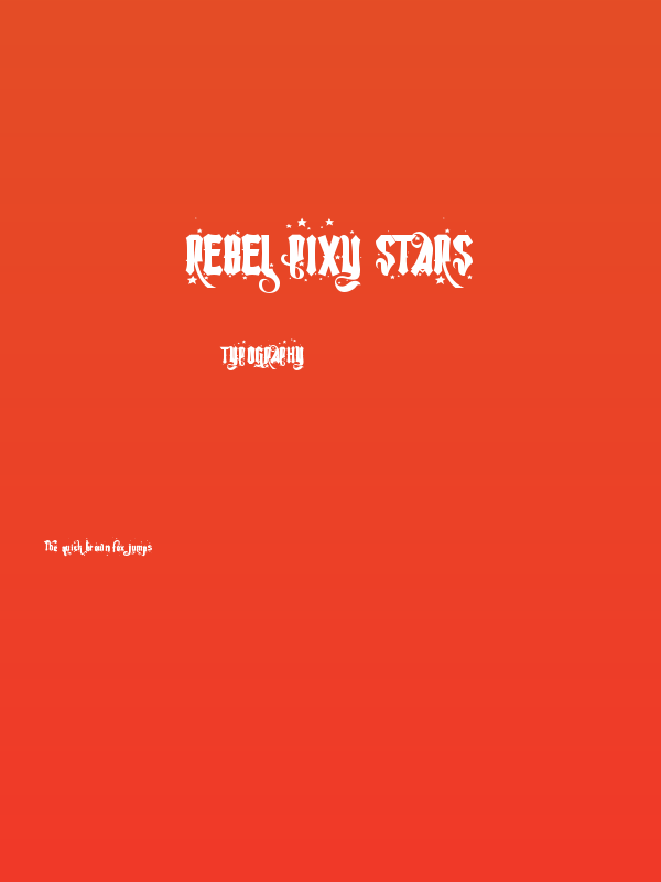 Rebel Pixy Stars Poster