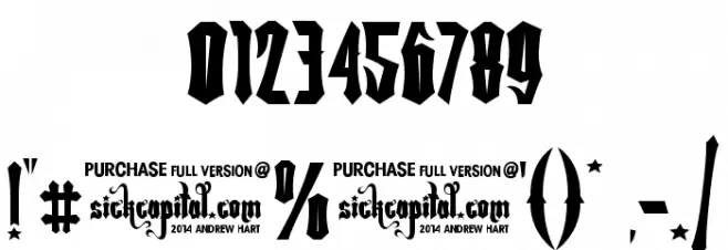 Rebel Pixy Font OTHER CHARS