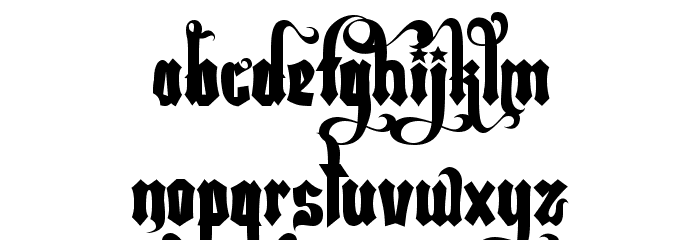 Rebel Pixy Font LOWERCASE