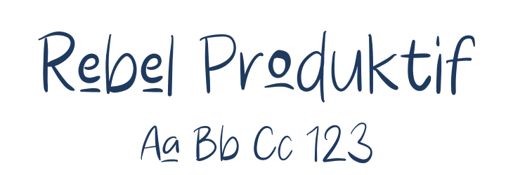 Rebel Produktif Font Preview