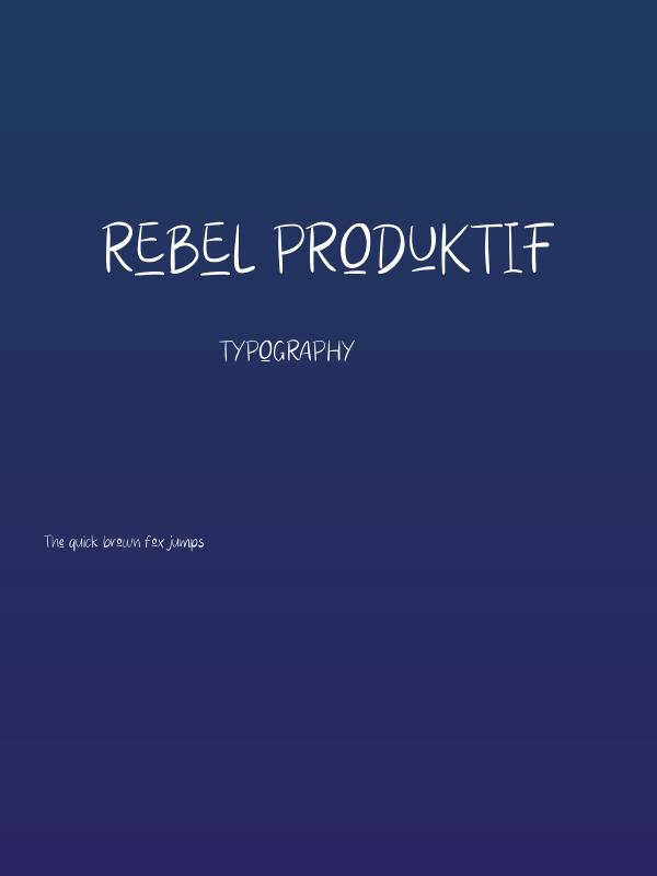 Rebel Produktif Poster