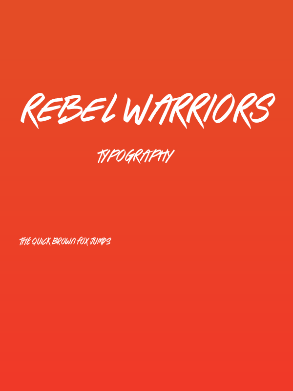 Rebel Warriors Poster