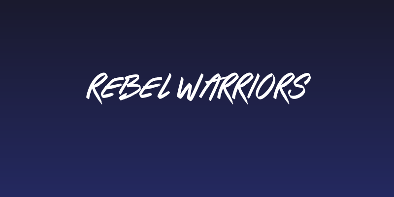 Rebel Warriors Social Header