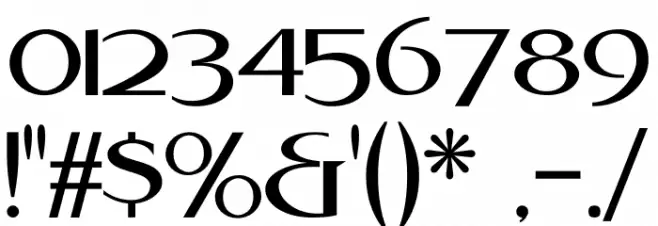 RebelRedux Font OTHER CHARS