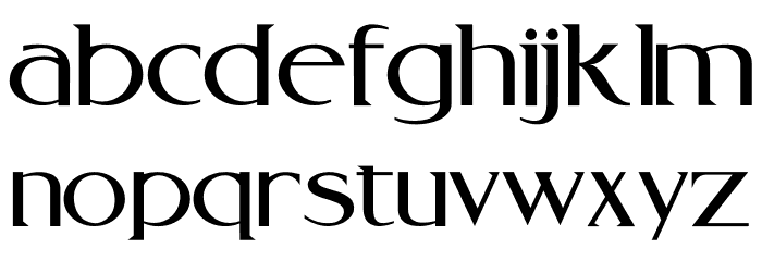 RebelRedux Font LOWERCASE