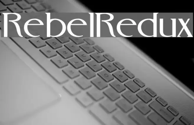 RebelRedux Font examples