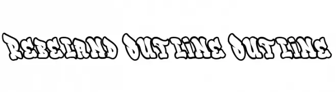 Rebeland Outline Outline  font caratteri gratis