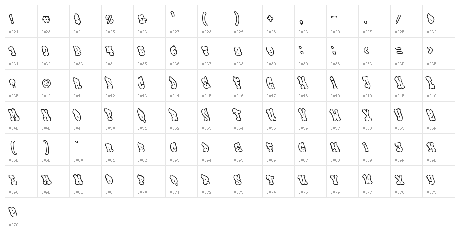 Rebeland Outline Outline Character Map
