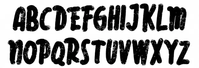 Rebelia FREE Caratteri MINUSCOLO