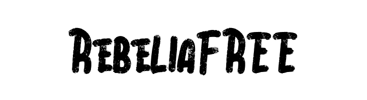 RebeliaFREE  フリーフォントのダウンロード