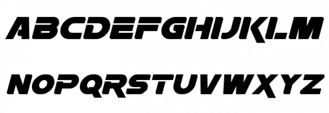 Rebellion Italic Polices MAJUSCULES