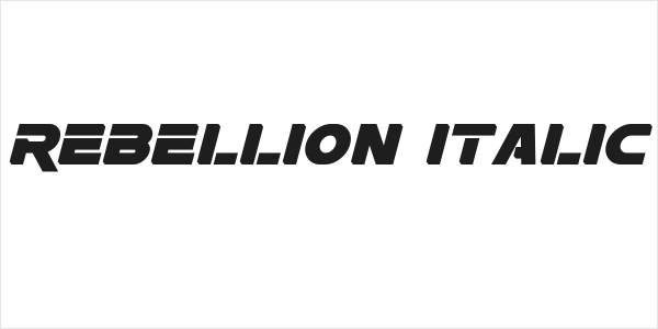 Rebellion Italic Logo