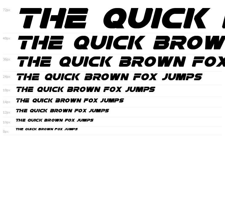 Rebellion Italic Waterfall