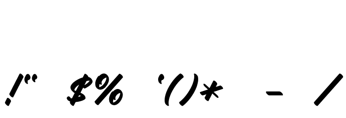 Rebellion Knight Personal Use O Font OTHER CHARS