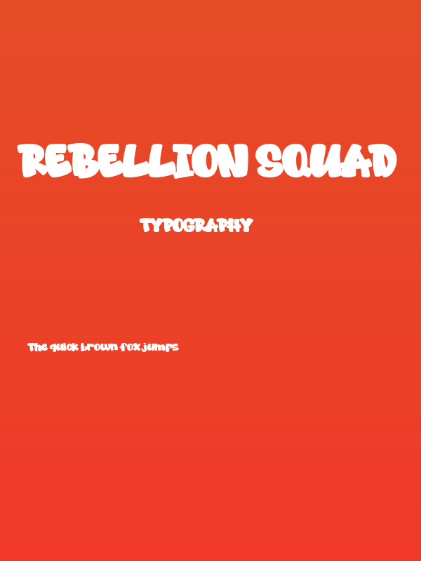 Rebellion Squad Poster