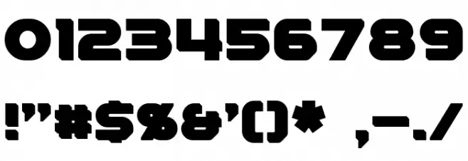 Rebellion Font OTHER CHARS