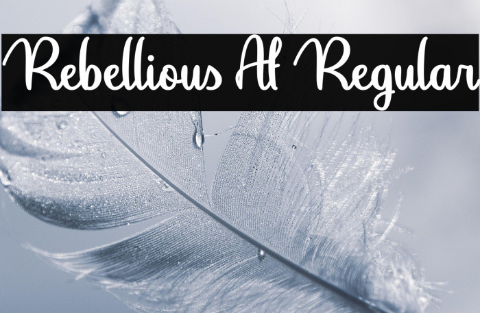 Rebellious Af Regular Example 3