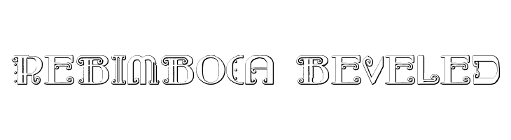 Rebimboca Beveled  免费字体下载