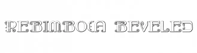 Rebimboca Beveled  font caratteri gratis