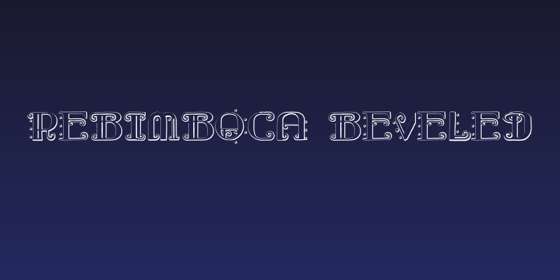 Rebimboca Beveled Social Header