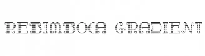 Rebimboca Gradient  フリーフォントのダウンロード