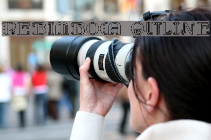 Rebimboca Outline Font examples