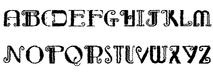 Rebimboca Trash Font LOWERCASE