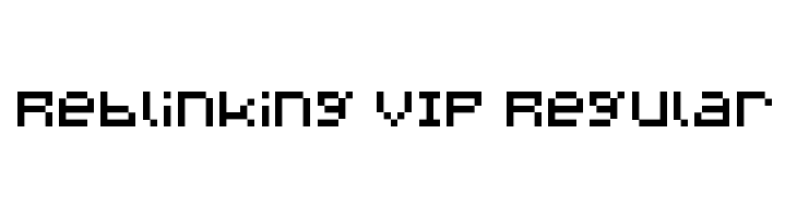 Reblinking VIP Regular  Fuentes Gratis Descargar