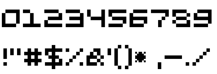 Reblinking VIP Regular Font OTHER CHARS