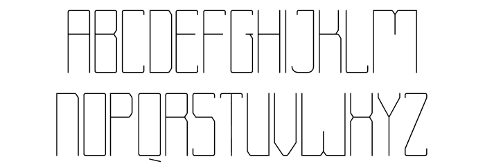 Rebond Light Font LOWERCASE