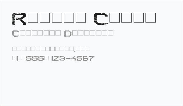 Reboot Crush Business Card