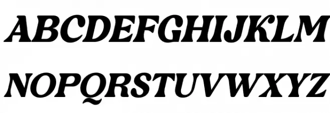 Rebori Italic Polices MAJUSCULES