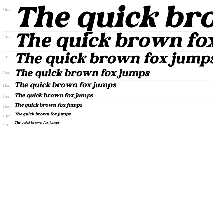 Rebori Italic Waterfall