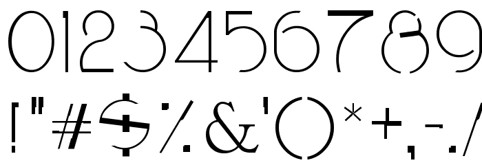 RebornX Font OTHER CHARS