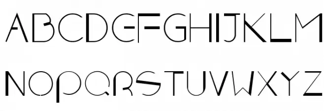 RebornX Schriftart Groß