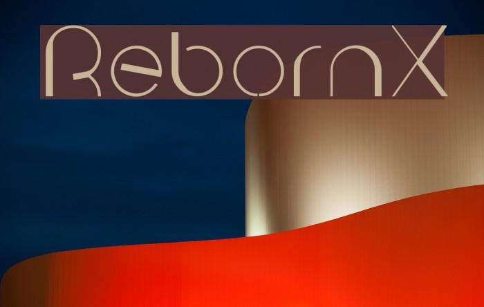 RebornX Font examples