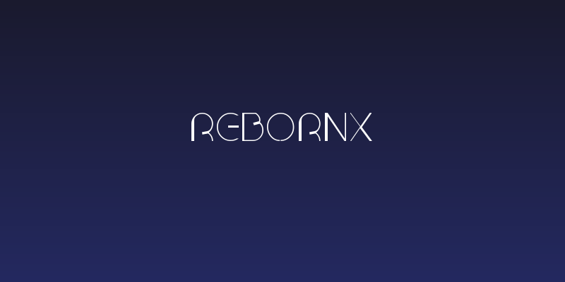 RebornX Social Header